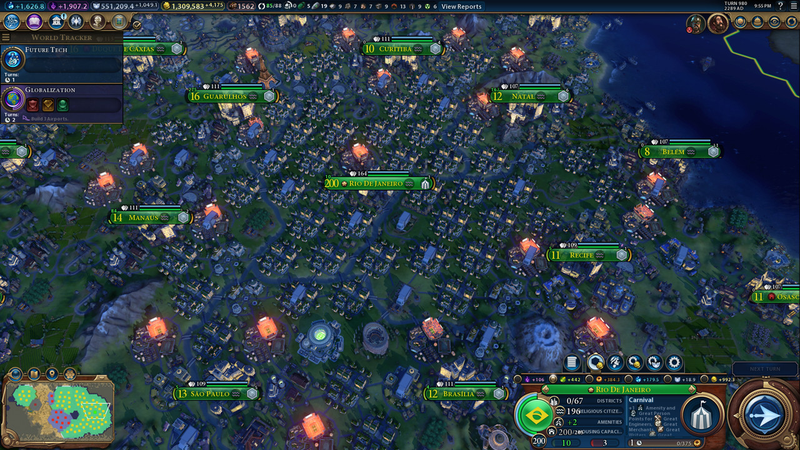Illustration for article titled Civilization VI City Has Over Two Billion People